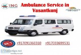 Get Ambulance Service in Vasant Kunj with all Medical Facilities