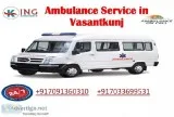 Get Ambulance Service in Vasant Kunj with all Medical Facilities