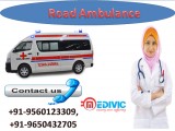 Hire Top Class Road Ambulance Service in Jamshedpur by Medivic A