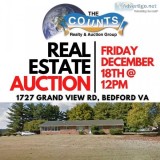 Real Estate  Personal Property Auction  Bedford