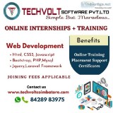 Final year Internship  Students Internship  Techvolt Software En