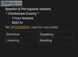 Spanish and Portuguese Lessons