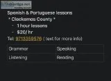Spanish and Portuguese Lessons