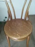 4 Antique bentwood cafe chairs