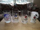 Disney vintage mugs and Glass