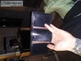 Black Men s Leather Wallet