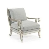 Buy John Richard Rolled-Arm Lounge Chair  Accent Chair  Graysonl