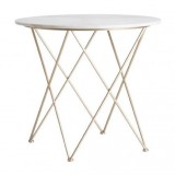 Eton Small Round Art Deco Dining Table  ChicParadisLux