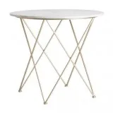 Eton Small Round Art Deco Dining Table  ChicParadisLux