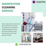 Get home cleaning and sanitizing services with faidepro