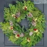 Purchase Multi Berry Christmas Wreath for Decoration