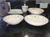 Fine porcelain China ABINDON serving pieces (7)