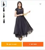 Sale Maxi Black Dress Online for Women at Flipkart