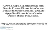 50% off on Oracle Apps R12 Financials and Fusion Financials Cour