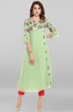 Evergreen Designer Printed Kurti