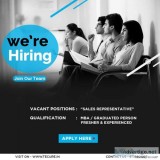 We are hiring sales representative to work from your preferred c