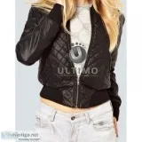 Women Stylish Barneys Brown Leather Jacket