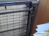old fashioned sturdy metal rollaway twin frame