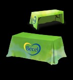 Trade Show Tablecloths Table Covers and Runners With Logo