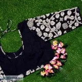 Embroidery handicraft blouse - ssethnics