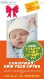 What is the cost of test tube baby in india