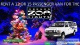 Going to ZooLights this year Take a passenger van 87.99 a day