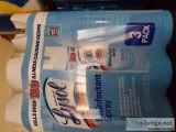 Lysol disinfectant spray (3 19 Oz cans in a pack)