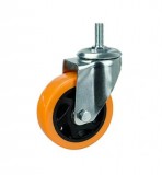 STAINLESS STEEL MEDIUM DUTY ANTI STATIC (TPU-WHEEL) PIN  STUD MO