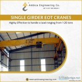 One stop solution for all your single girder eot crane needs
