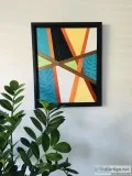 &quotChanging Lanes&quot Original Contemporary Acrylic Painting
