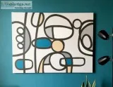 &quotPinball Machine&quot Large Contemporary Acrylic Painting