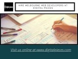 Hire Melbourne web developers at Digital Pieces - Web design in 