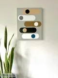 &quotMid Century Thought Bubbles&quot Original Contemporary Acry