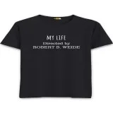 Robert B. Weide Round Neck Graphics T-Shirt