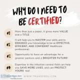 Certified infection control