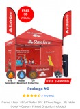 Custom Pop Up canopies Tents Heavy Duty and Commercial Grade Ten