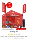 Custom Pop Up canopies Tents Heavy Duty and Commercial Grade Ten