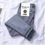 Buy Blue Vintage Denim Pencil Pants ShoppySanta