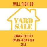 Will Pick Up Left Over Garage Sales