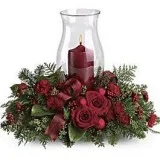 Christmas Candle Centerpiece