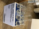 Set of 8 drinking glasses from a flee market