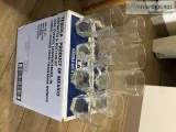 Set of 8 drinking glasses from a flee market