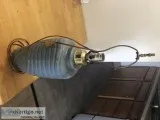 Nice working bluebulb lamp without shade