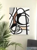&quotUptown Girl&quot Original Modern Acrylic Painting