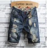Buy Men s Casual Denim Shorts ShoppySanta
