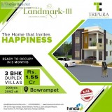 Gated community villas in Bowrampet  Tripura Landmark-3