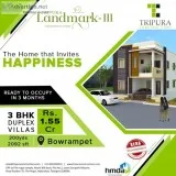 Gated community villas in Bowrampet  Tripura Landmark-3