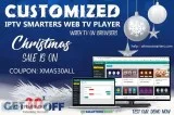 CUSTOMIZED IPTV SMARTERS WEB TV PLAYER