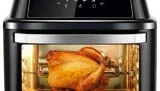 2 Innsky Air Fryer 10.6-Quarts Air Oven Rotisserie Oven 1500W El