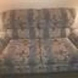 NEW LOVESEAT SOFA w BROWN THROW COVER NEW too